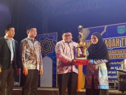 Penutupan MTQN Ke-XXI Tingkat Kecamatan Kusan Hulu Terselengara Dengan Meriah