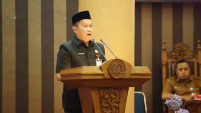 Bupati Andi Rudi Latif melalui Eryanto Rais dukung dua Raperda DPRD Tanah Bumbu di Batulicin, 9 September 2025