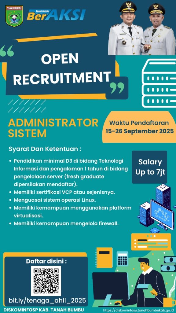 Syarat Dan Ketentuan Adminitrator Sistem