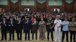 Wakil Gubernur Kalsel Hasnuryadi Sulaiman memimpin pelantikan 161 pejabat struktural/administrasi dan 226 pejabat fungsional di Gedung DR. KH. Idham Chalid, Banjarbaru, Rabu (17/9/2025).