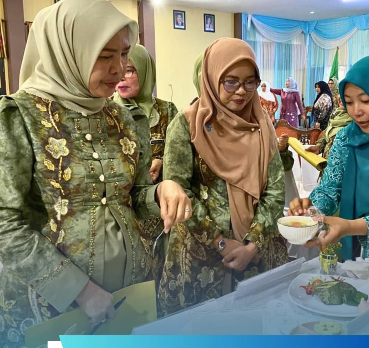 Ketua TP PKK Tanah Laut Hj. Wiwi Zazuli resmikan Lomba Cipta Menu B2SA 2025 di Pelaihari guna mendorong pemanfaatan pangan lokal sehat