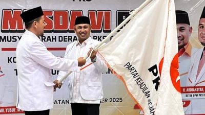 Musda VI PKS Tanah Bumbu digelar di Hotel Medina, Kusan Hilir, Minggu 7 September 2025, dihadiri Wakil Bupati H. Bahsanuddin