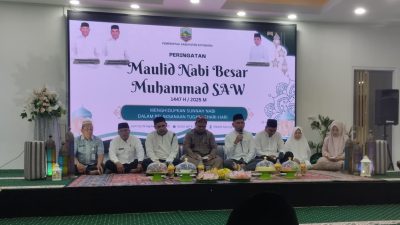 Pemkab Kotabaru selenggarakan peringatan Maulid Nabi 1447 H di Masjid Apung, dorong keteladanan akhlak Rasulullah serta penguatan keimanan