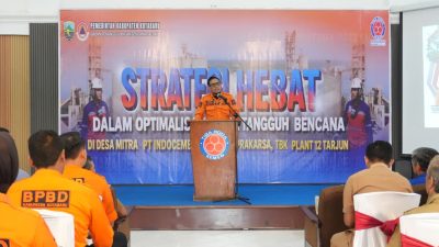 Indocement dan BPBD Kotabaru Dorong Penguatan Desa Tangguh Bencana Lewat Strategi Hebat