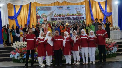 Lomba Bercerita Pelajar SMP/MTs se-Kabupaten Kotabaru 2025 digelar untuk menumbuhkan minat baca dan kecintaan terhadap literasi lokal