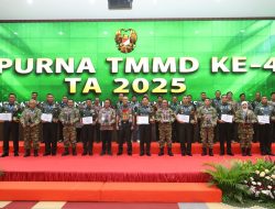 Dukungan TMMD Berbuah Penghargaan KSAD untuk Bupati Tanah Bumbu, Dandim 1022 Sabet Juara Nasional