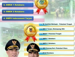 Sinergi Pemda dan Sekolah, Kotabaru Dominasi Penghargaan Adiwiyata 2025