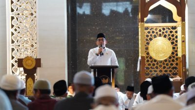 Pemkab Tanah Bumbu sambut Tahun Baru 2026 dengan shalat hajat berjamaah dan doa bersama ulama di Masjid Agung