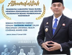 Tanah Bumbu Raih UHC Award 2026 Kategori Madya