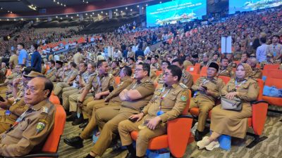 Bupati Tanah Bumbu Andi Rudi Latif hadiri Rakornas 2026 memperkuat sinergi pusat daerah menuju Indonesia Emas 2045