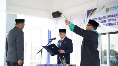 Bupati Andi Rudi Latif Lantik Kepala Dinas Perikanan Tanah Bumbu, Sektor Perikanan Diharapkan Jadi Penggerak Ekonomi Pesisir
