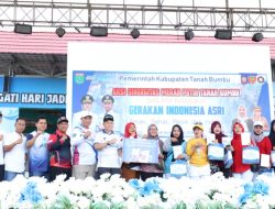 Aksi Sinergitas Merah Putih 2026 di Satui: Antusiasme Warga Warnai Senam, Storytelling, dan Layanan Publik